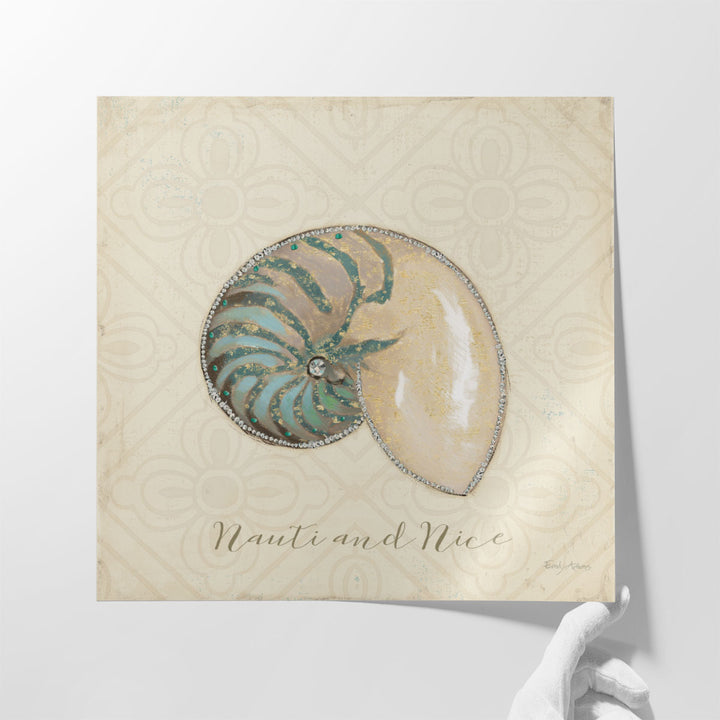 Beach Treasures III Christmas - Canvas Print Wall Art