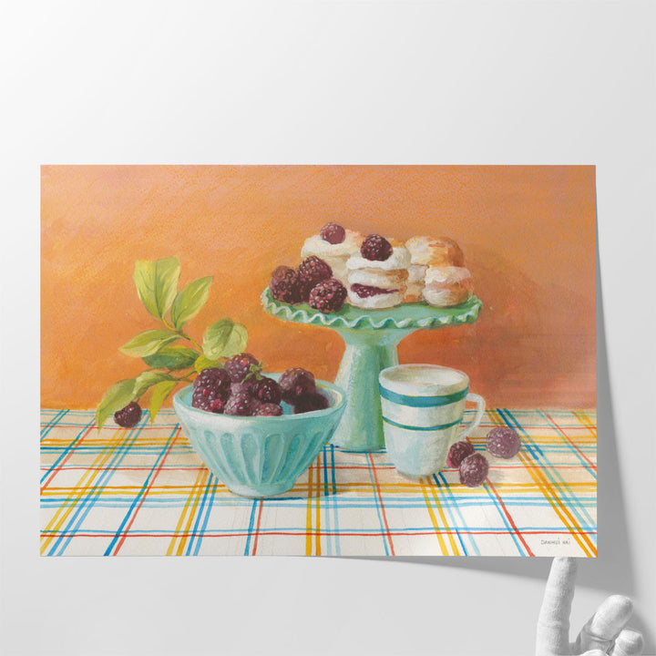 Retro Kitchen II - Canvas Print Wall Art