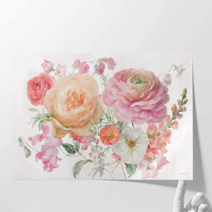 Sorbet Floret I - Canvas Print Wall Art