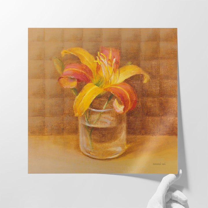 Lily in Glass - Canvas Print Wall Art