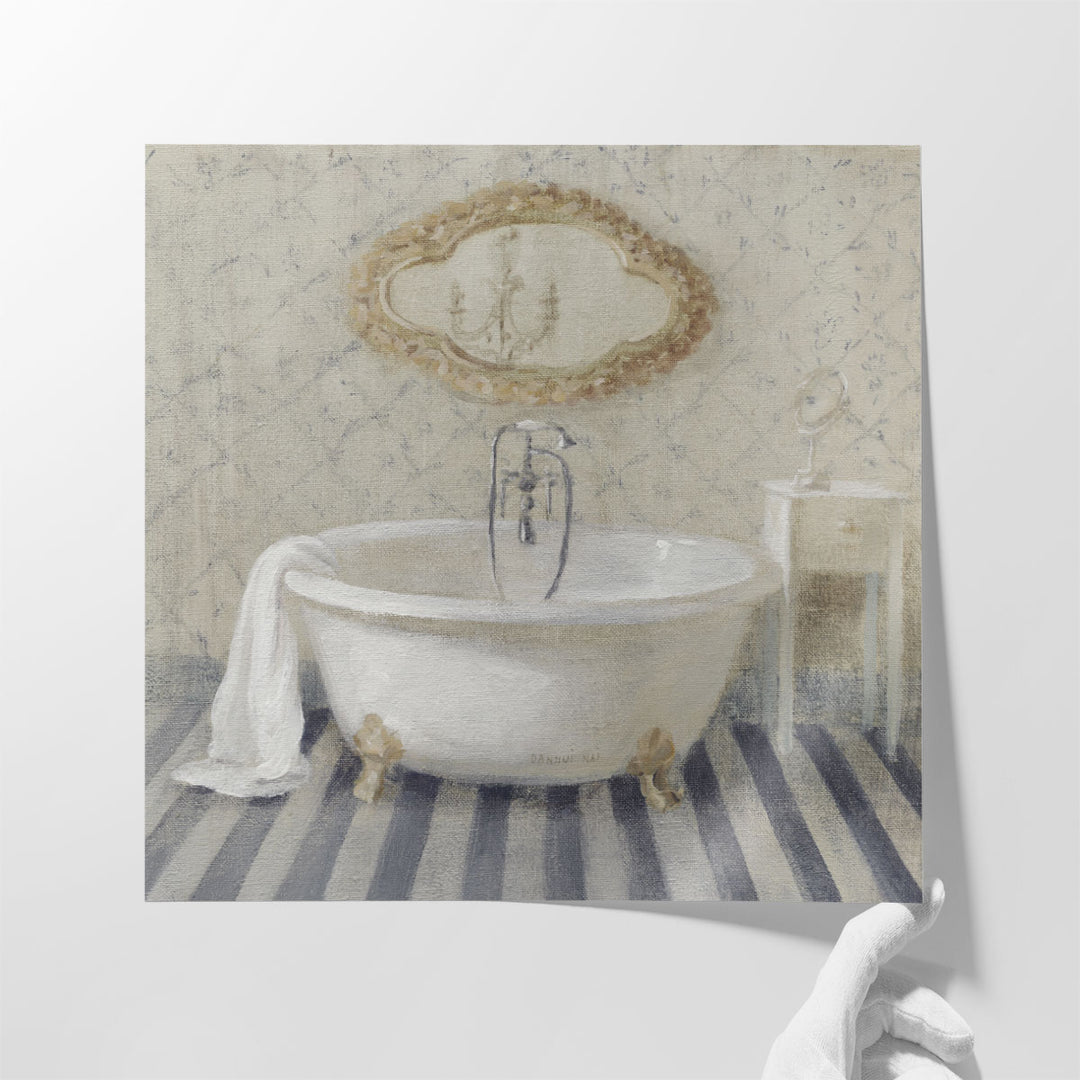 Victorian Bath II - Canvas Print Wall Art