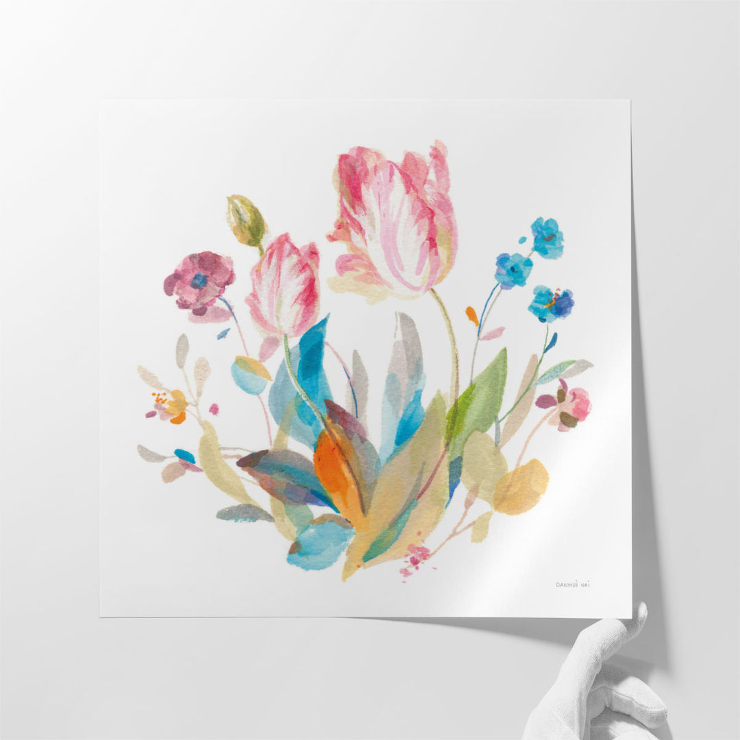 Spring Tulips II - Canvas Print Wall Art