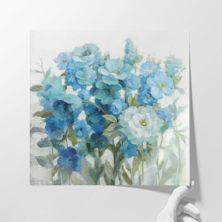 Soft Summer Blues - Canvas Print Wall Art