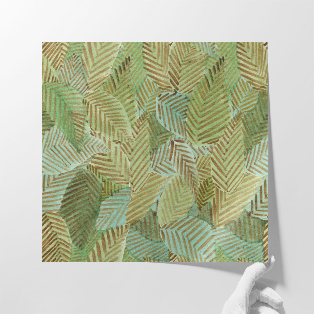 Wake Me Up Coffee Pattern III - Canvas Print Wall Art