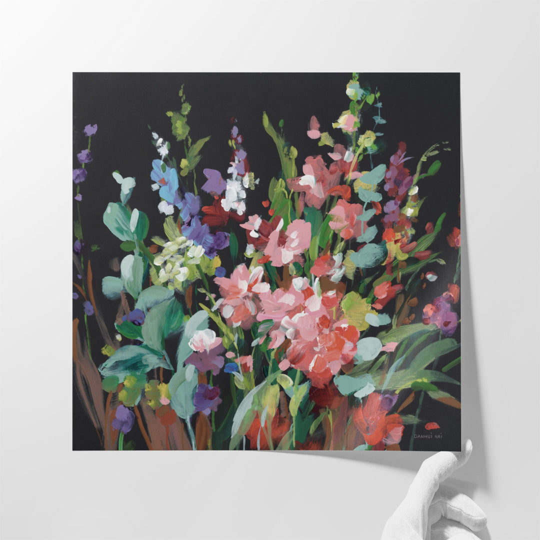 Brightness Flowering Muted - Canvas Print Wall Art