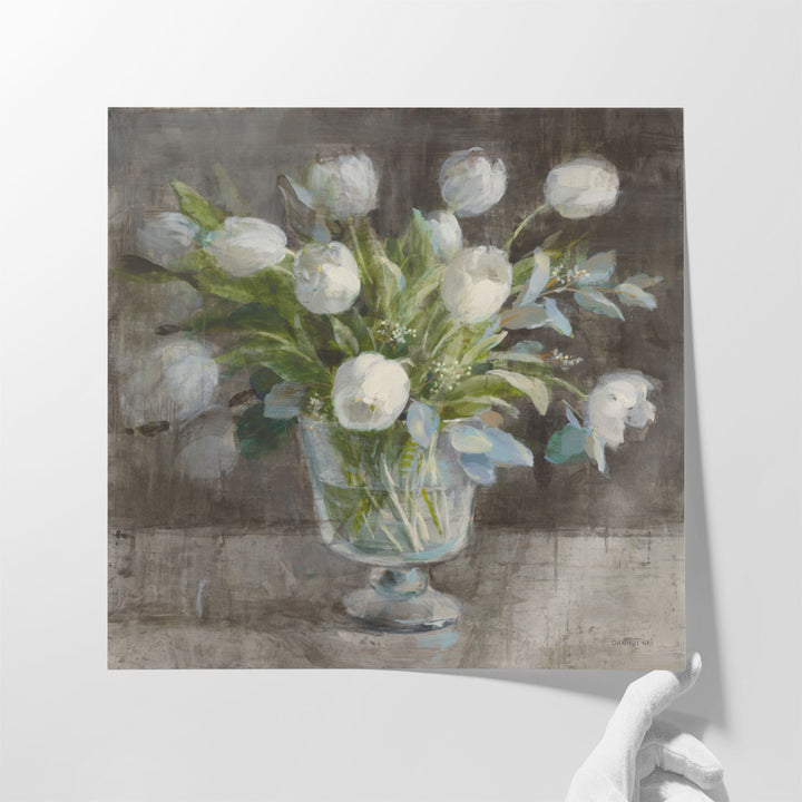 Serene Tulips - Canvas Print Wall Art