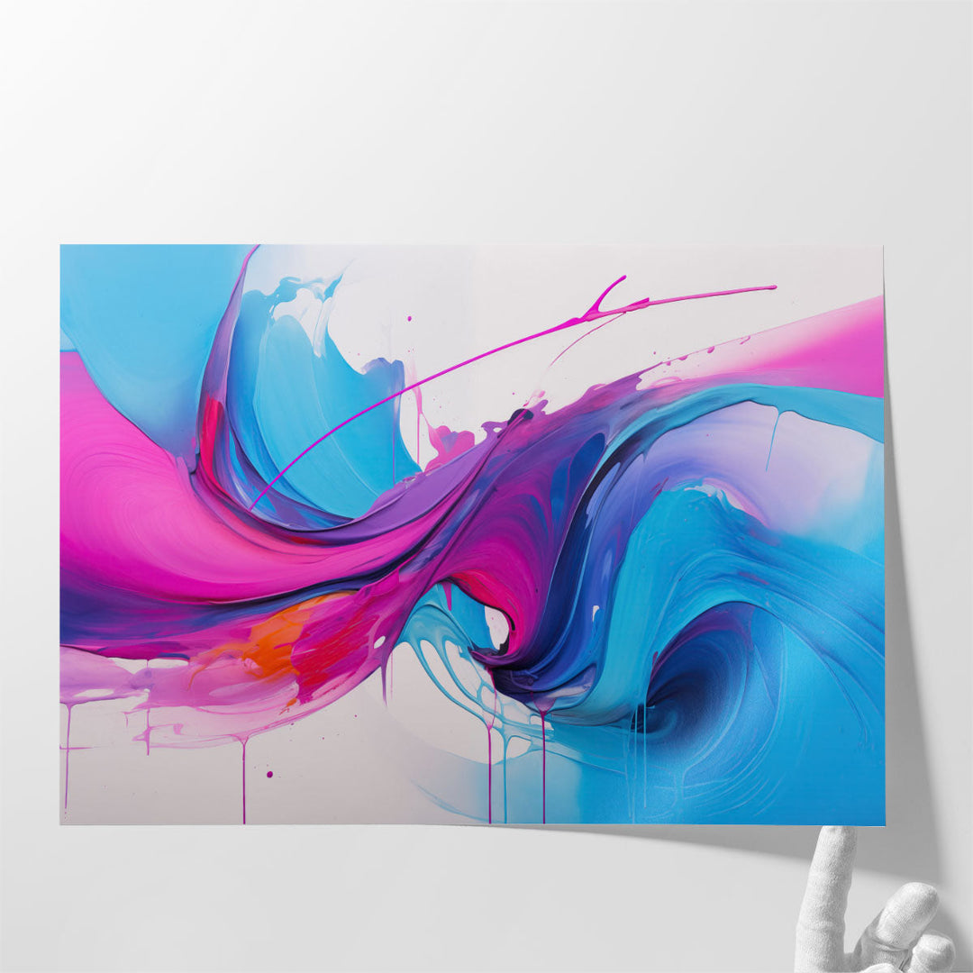 Swirl Sensation - Canvas Print Wall Art