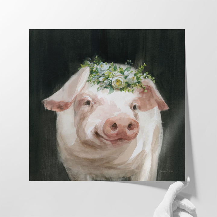 Barnyard Whimsy III - Canvas Print Wall Art