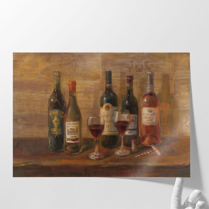 Wine Tasting - Canvas Print Wall Art