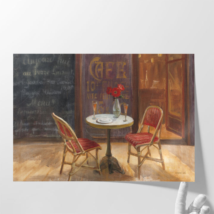 Cafe a Deux - Canvas Print Wall Art