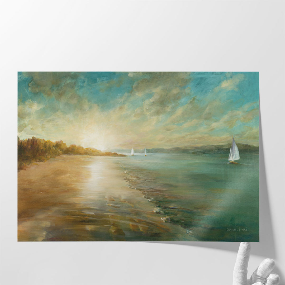 Coastal Glow - Canvas Print Wall Art