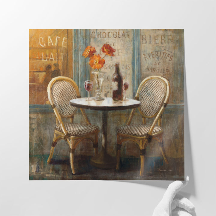 Meet Me at Le Cafe I - Canvas Print Wall Art