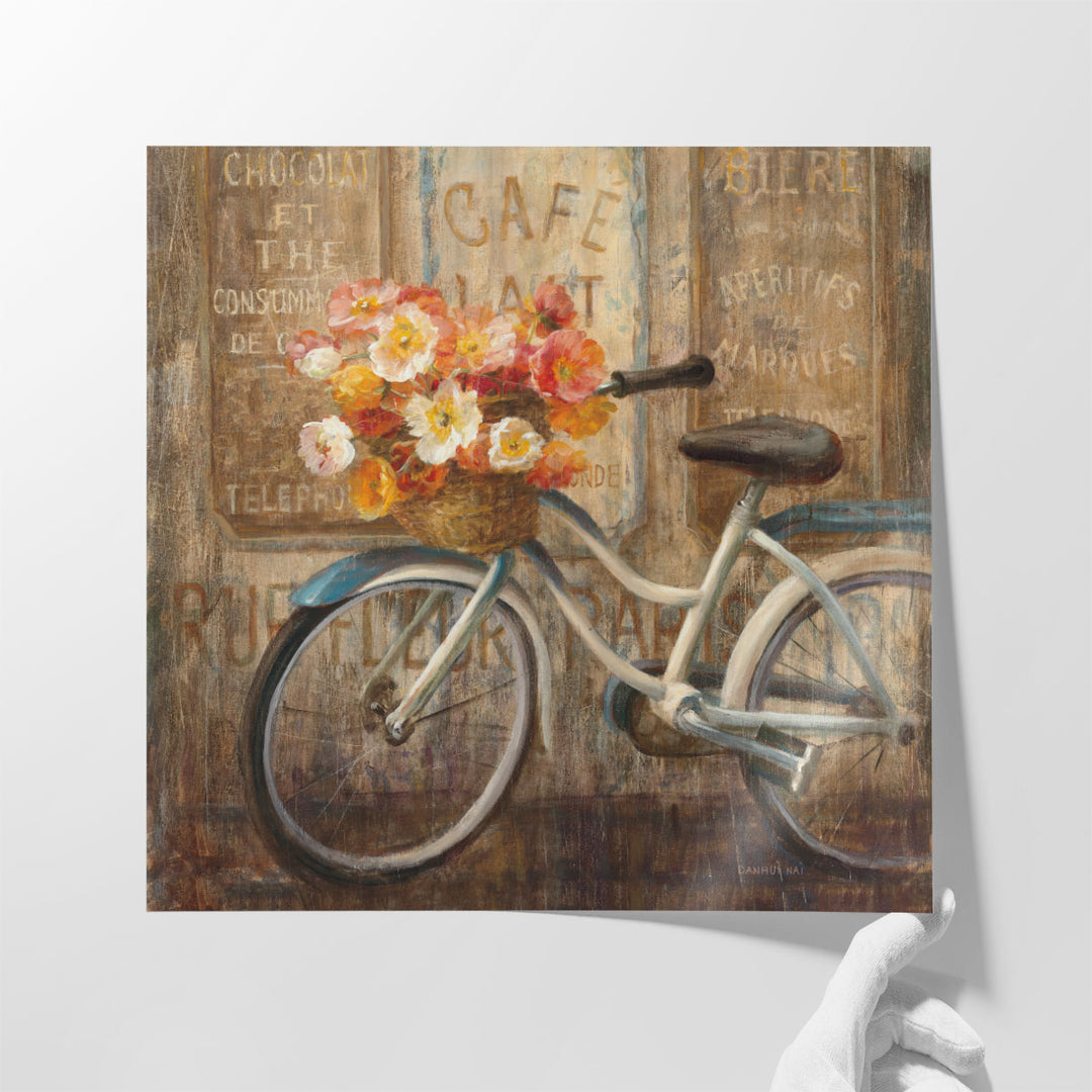 Meet Me at Le Cafe II - Canvas Print Wall Art