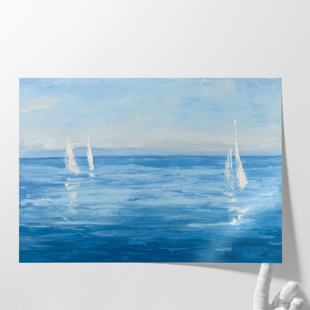 Open Sail with Turquoise - Canvas Print Wall Art