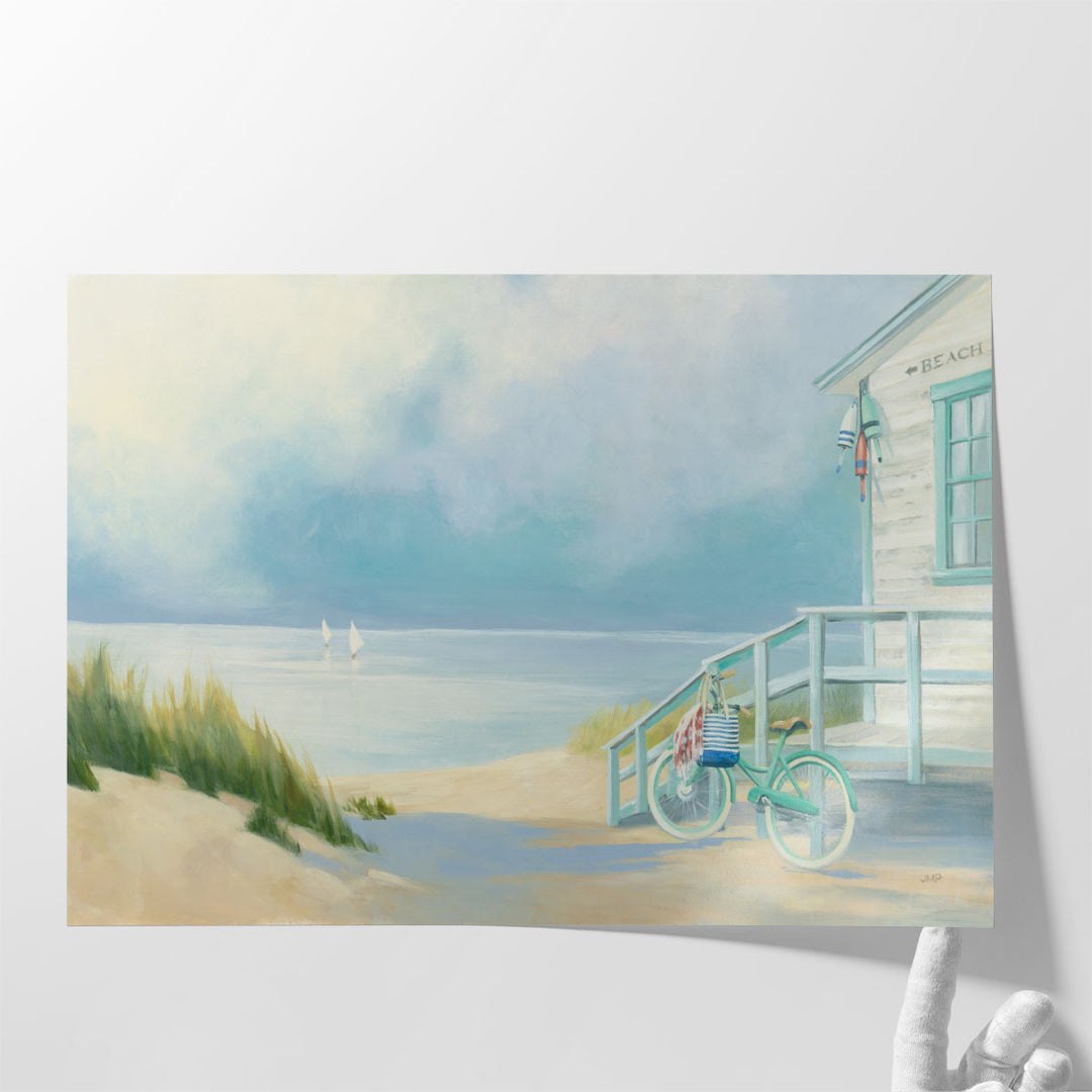 Morning Ride to the Beach - Canvas Print Wall Art