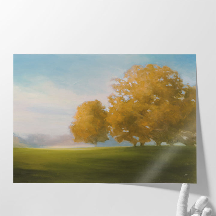 Autumn Glow Gold - Canvas Print Wall Art