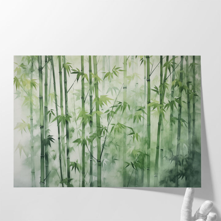 Bamboo Adventure - Canvas Print Wall Art