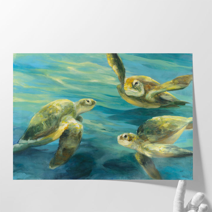 Sea Turtles - Canvas Print Wall Art