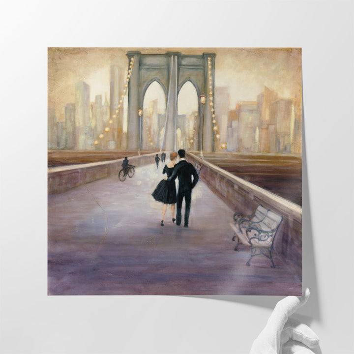 Bridge to NY - Canvas Print Wall Art