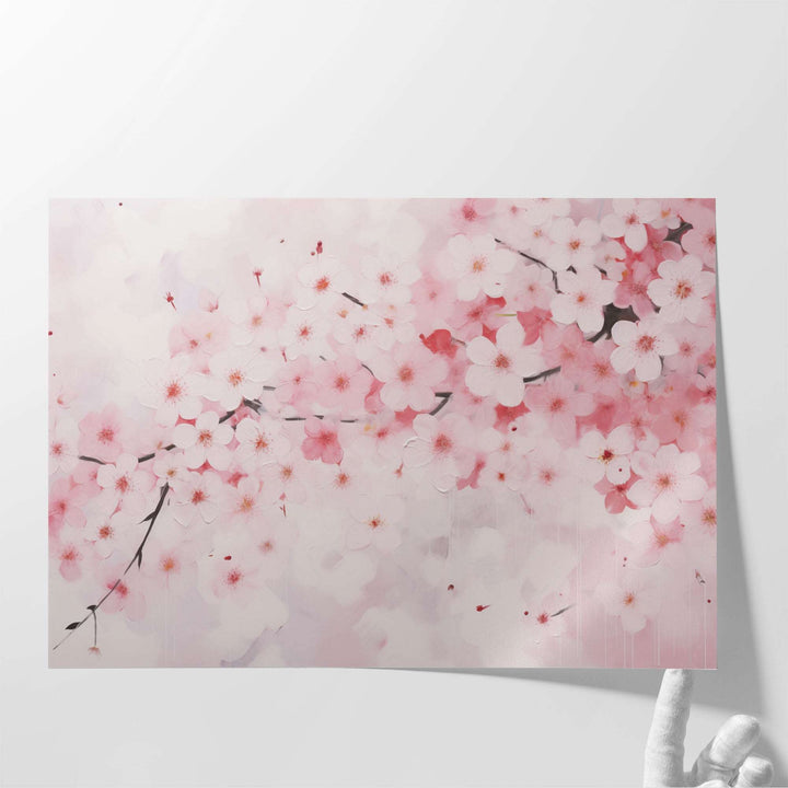 Cherry's Kiss - Canvas Print Wall Art