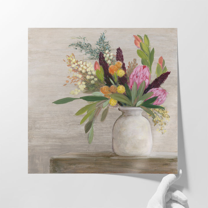 Protea Still Life I - Canvas Print Wall Art