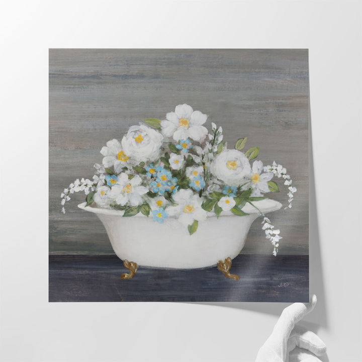 Blooming Bath - Canvas Print Wall Art