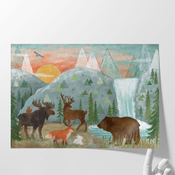 Woodland Forest I - Canvas Print Wall Art