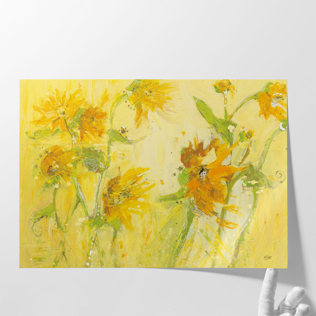 Your Sweet Orange Flowers - Canvas Print Wall Art