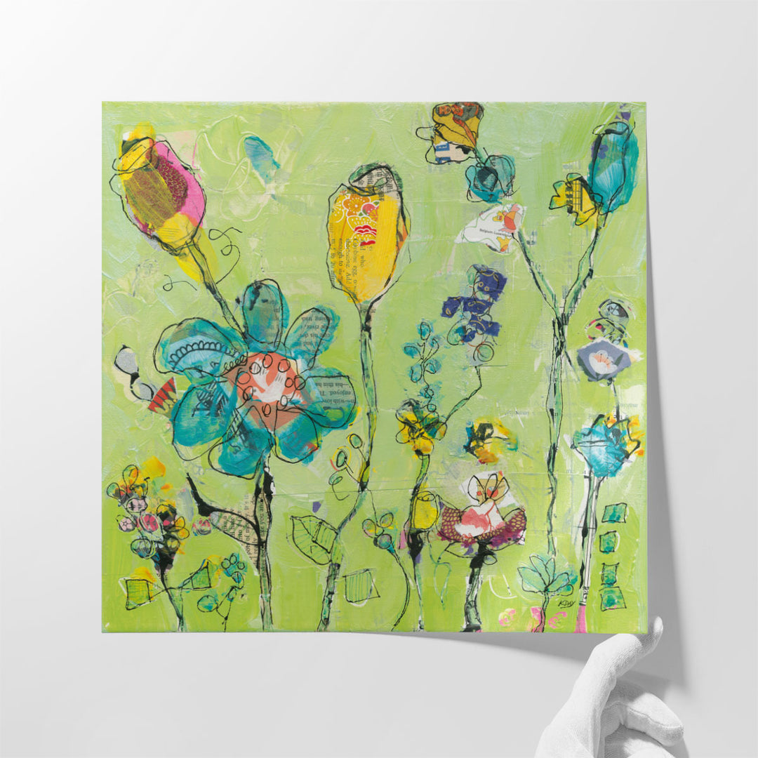 Doodle Garden - Canvas Print Wall Art