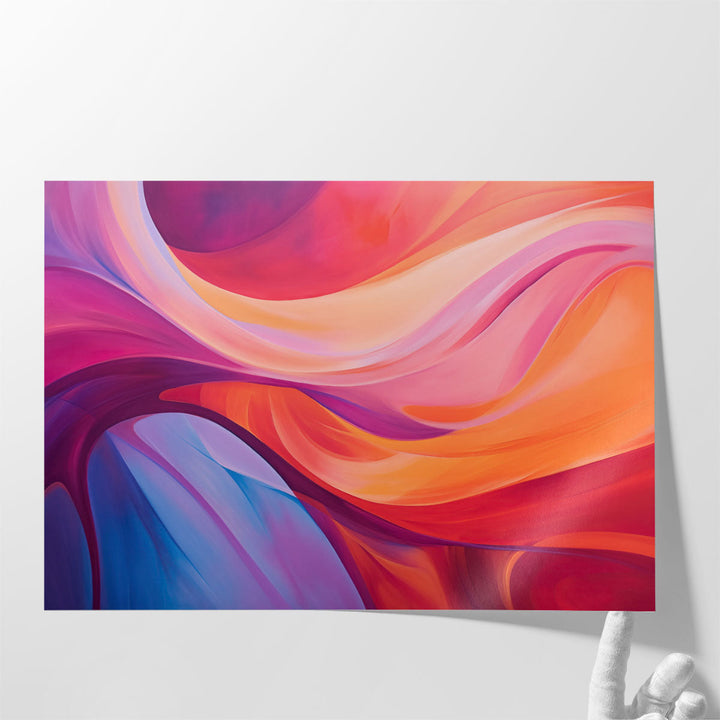 Fiery Melody - Canvas Print Wall Art