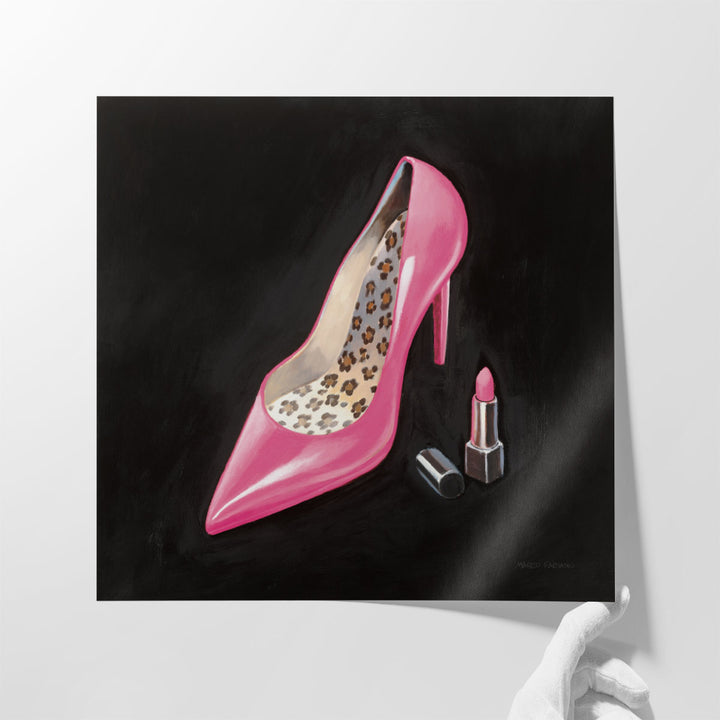 The Pink Shoe II - Canvas Print Wall Art