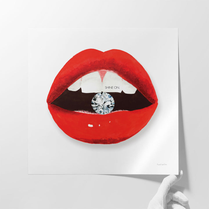 Hot Lips II - Canvas Print Wall Art