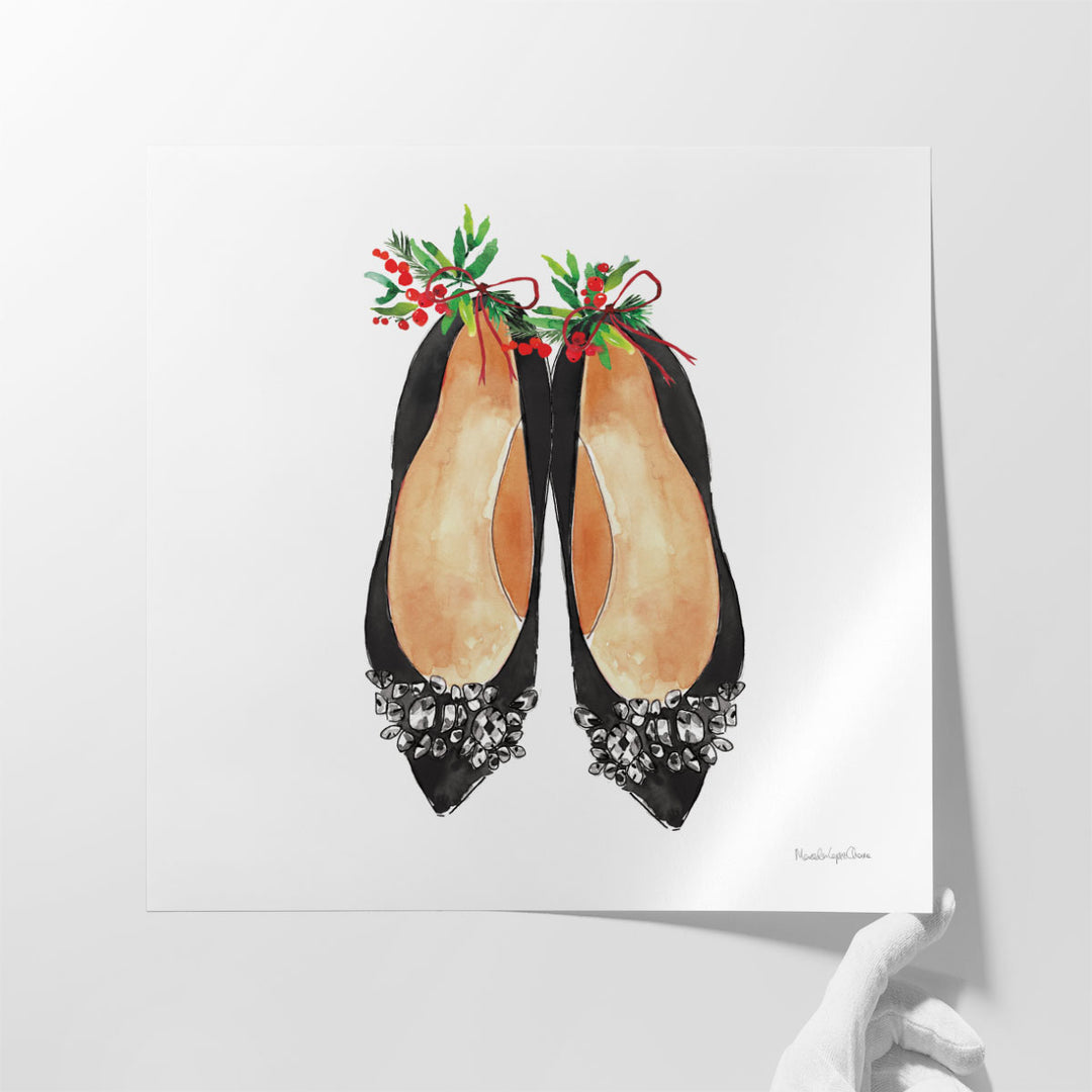 Christmas Shoes I - Canvas Print Wall Art