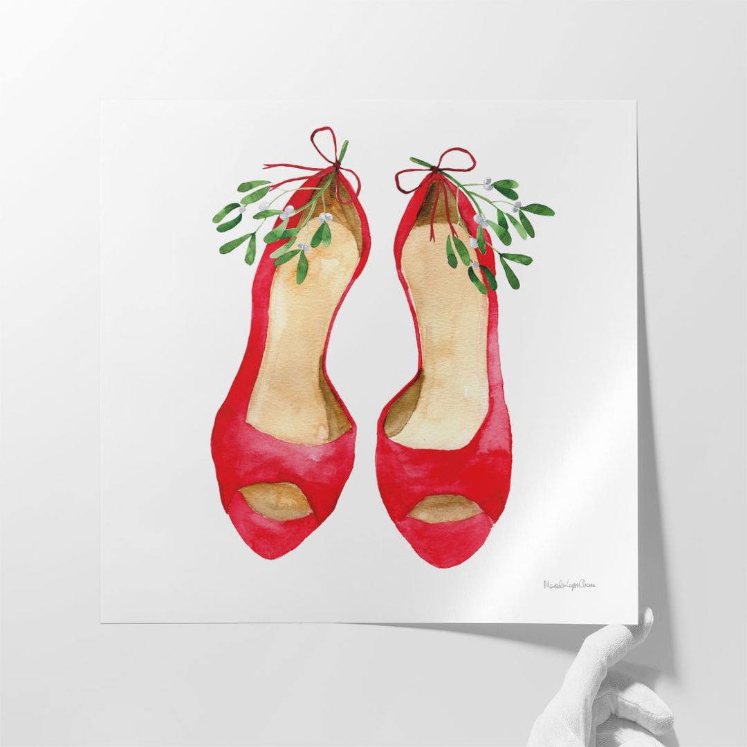 Christmas Shoes II - Canvas Print Wall Art