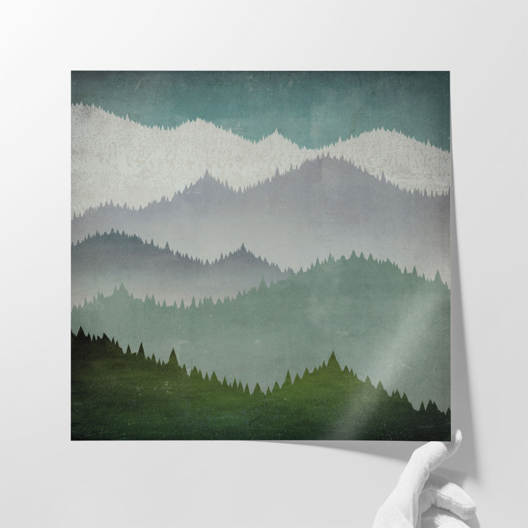 First Snow - Canvas Print Wall Art