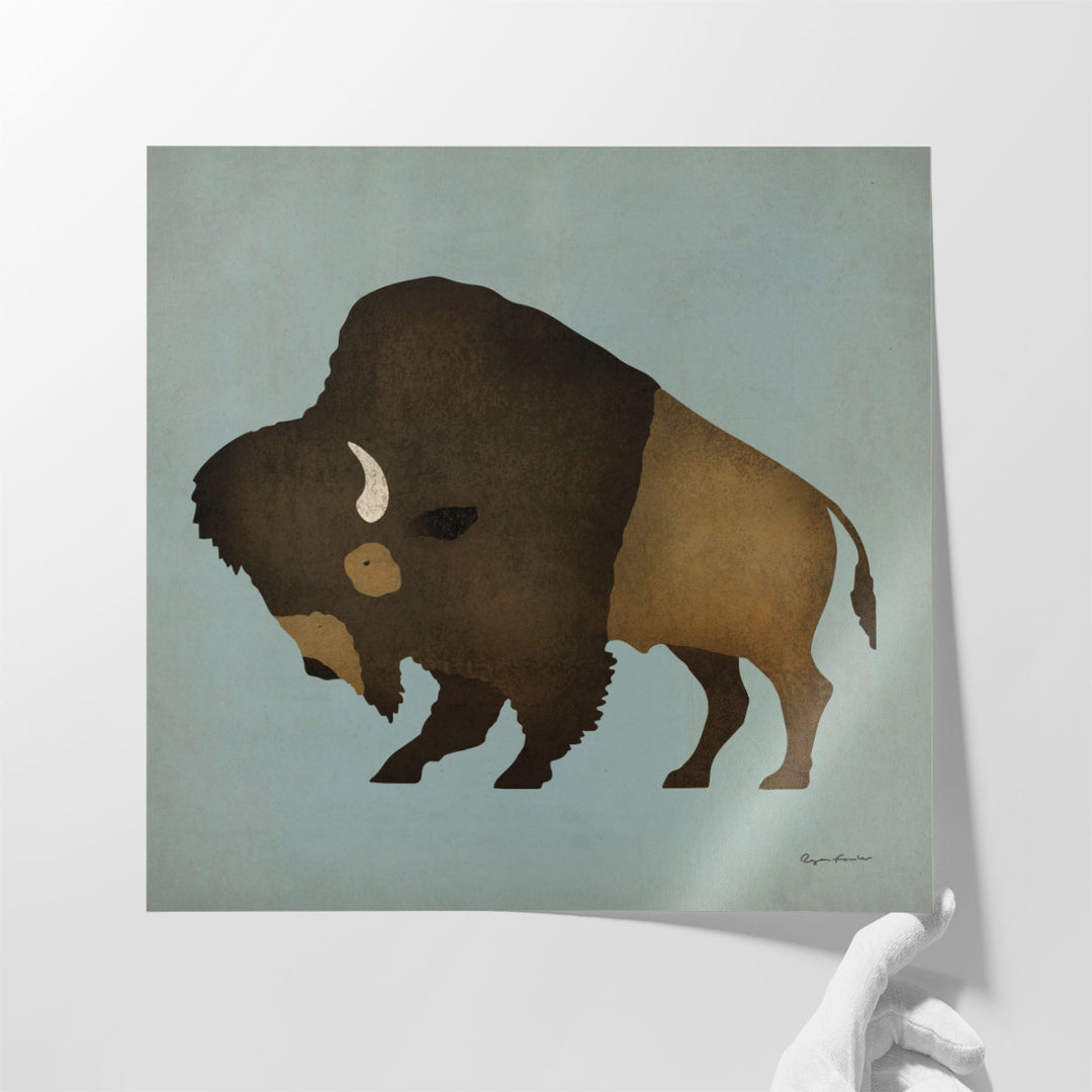 Buffalo Bison I - Canvas Print Wall Art