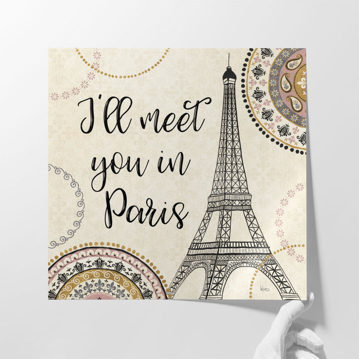 Romance in Paris II - Canvas Print Wall Art