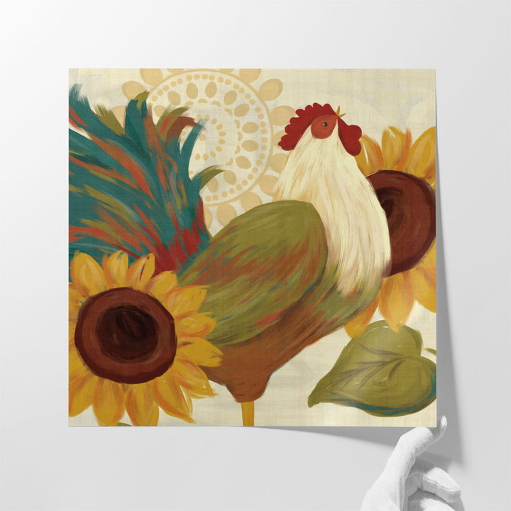 Spice Roosters I - Canvas Print Wall Art