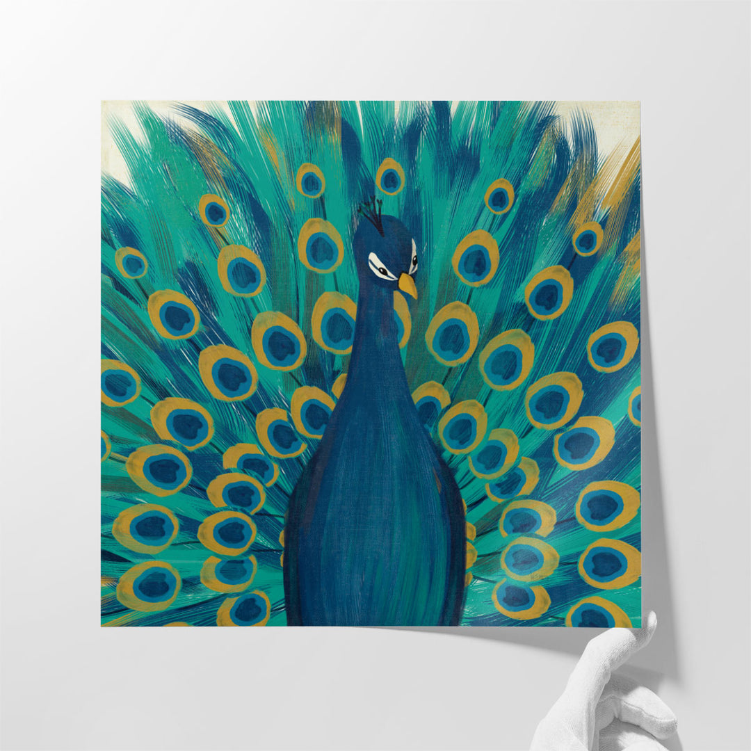 Proud as a Peacock I - Canvas Print Wall Art