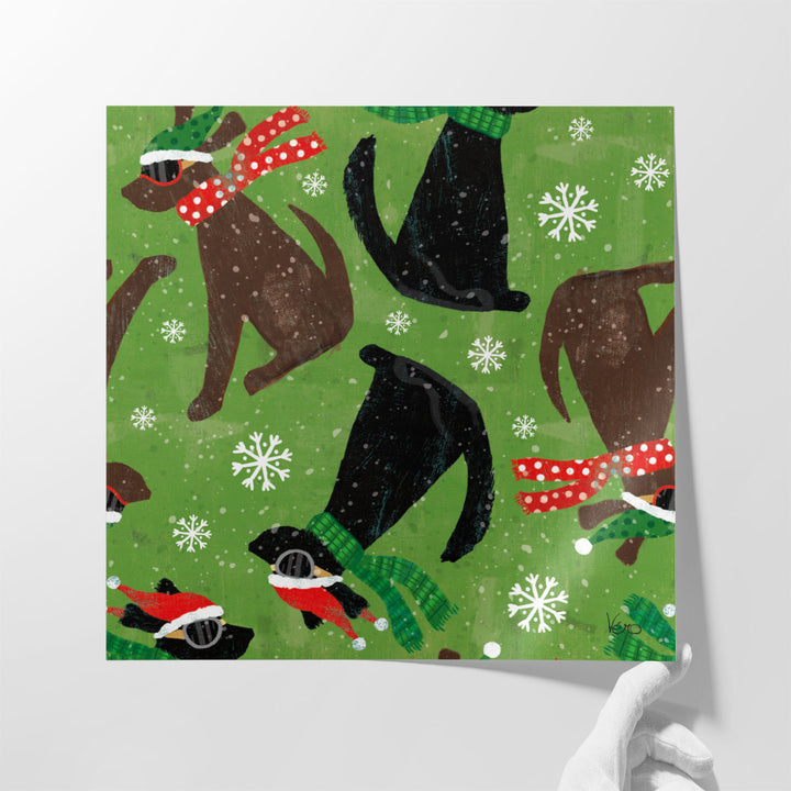 Merry Making Pattern IC - Canvas Print Wall Art