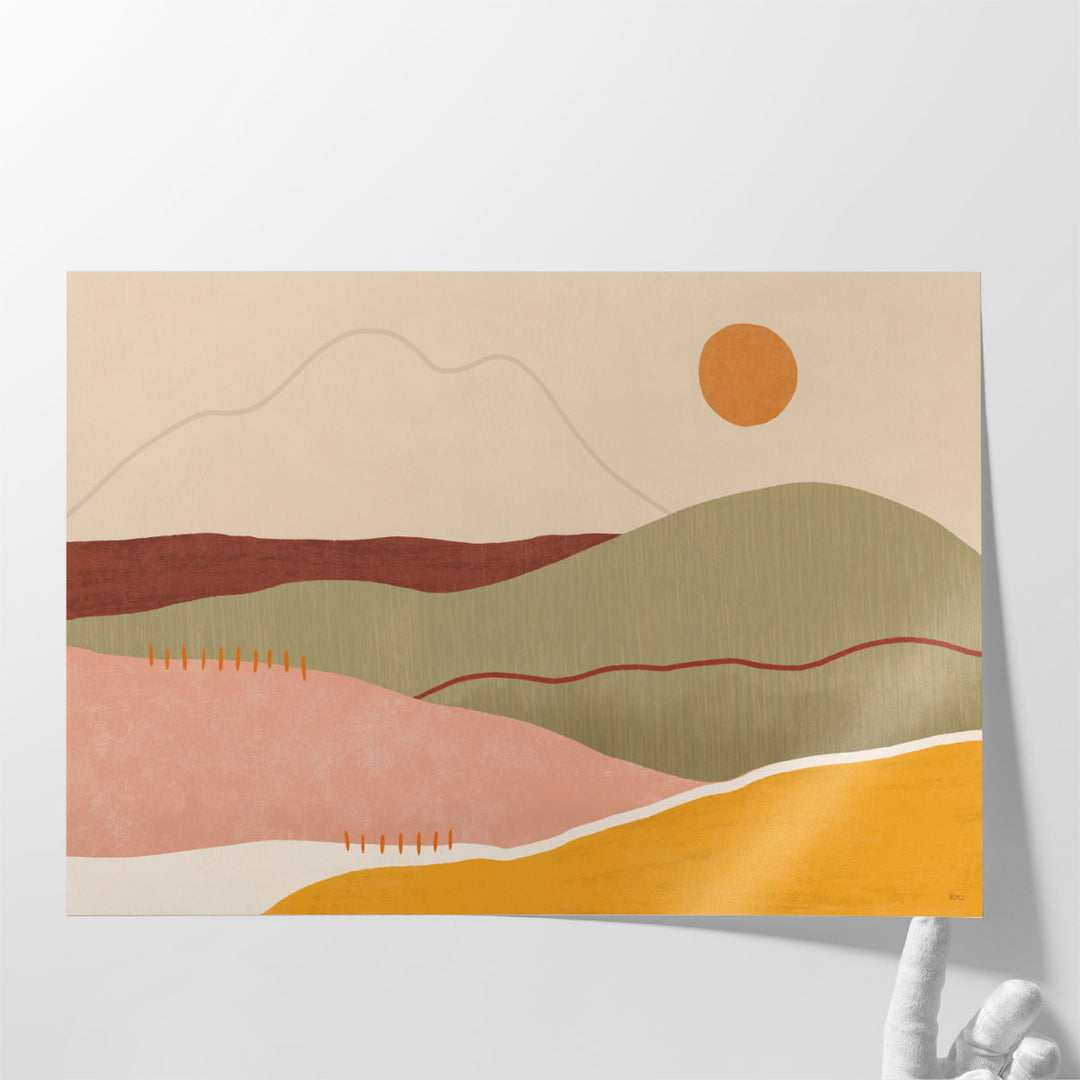 Warmscape II - Canvas Print Wall Art