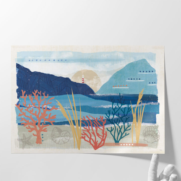 Coastal View I - Canvas Print Wall Art