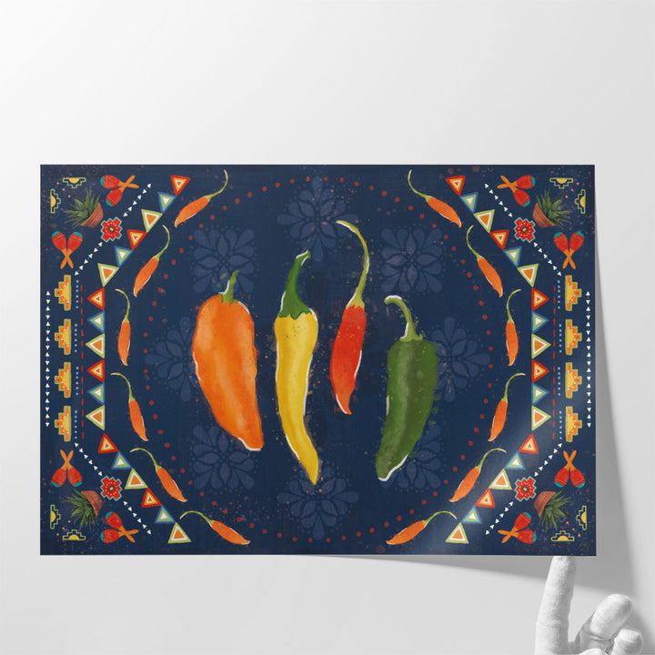 Tex Mex Fiesta I - Canvas Print Wall Art