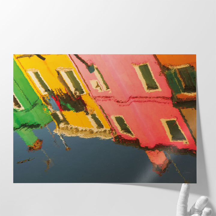 Reflections of Burano X - Canvas Print Wall Art