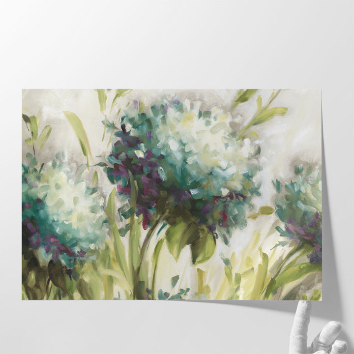 Hydrangea Field - Canvas Print Wall Art