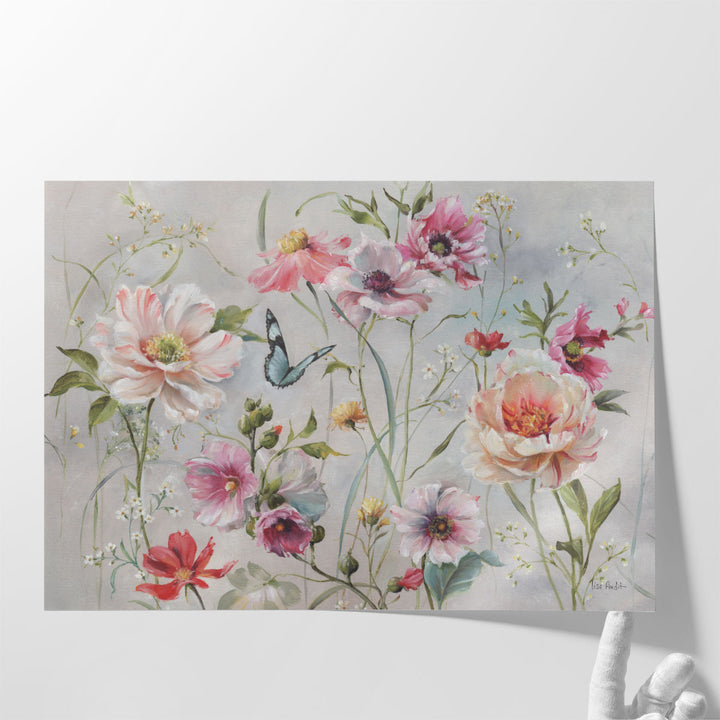 Antique Garden I- Canvas Print Wall Art