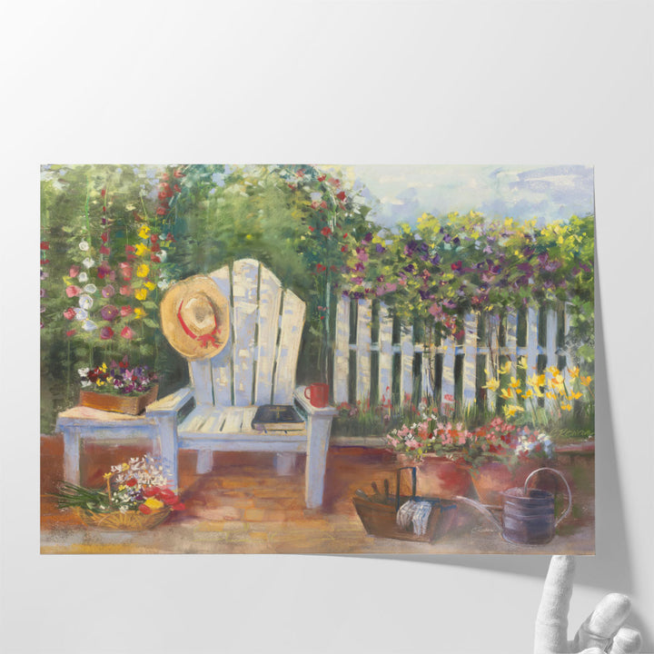 Carols Sunny Garden - Canvas Print Wall Art