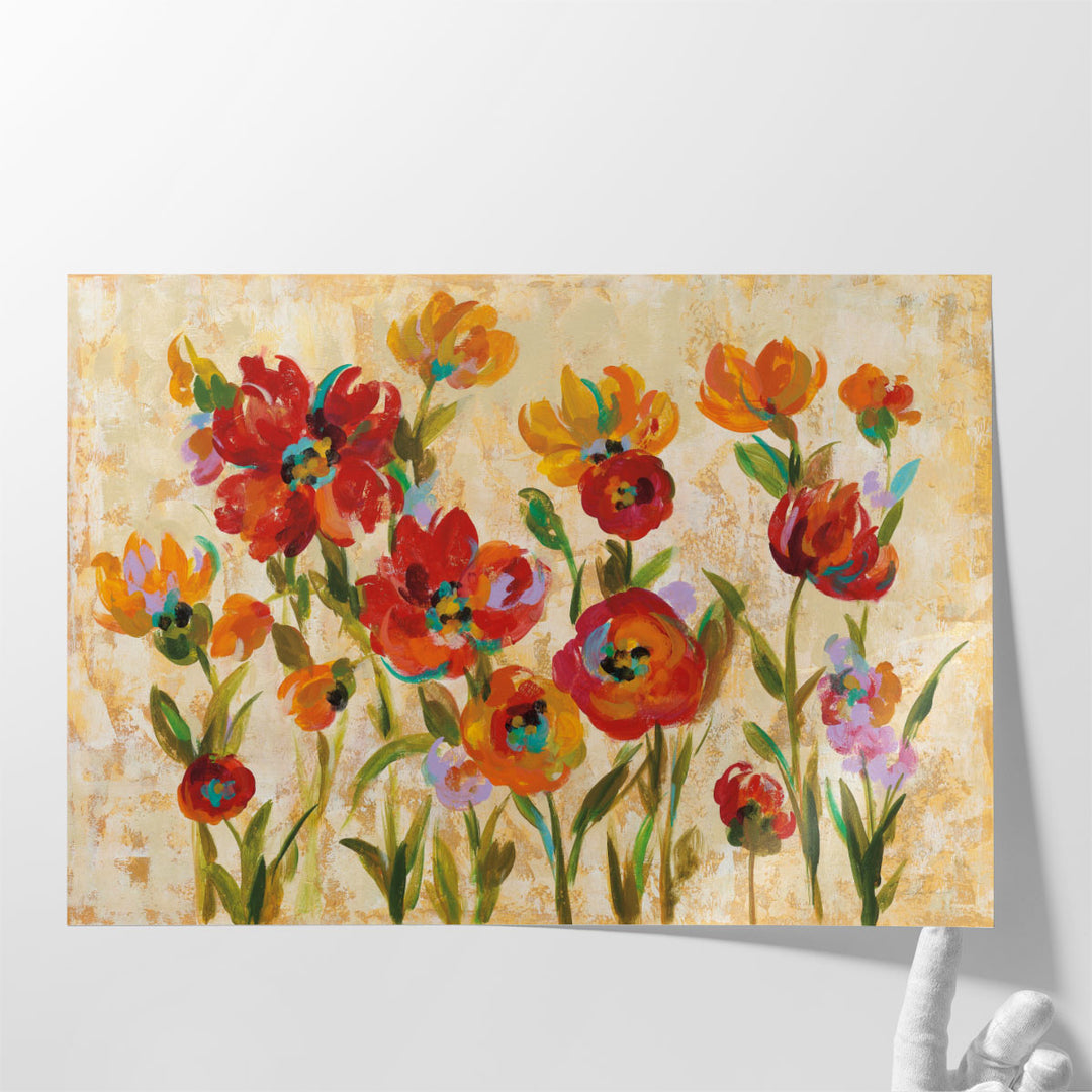 July in the Garden I - Canvas Print Wall Art