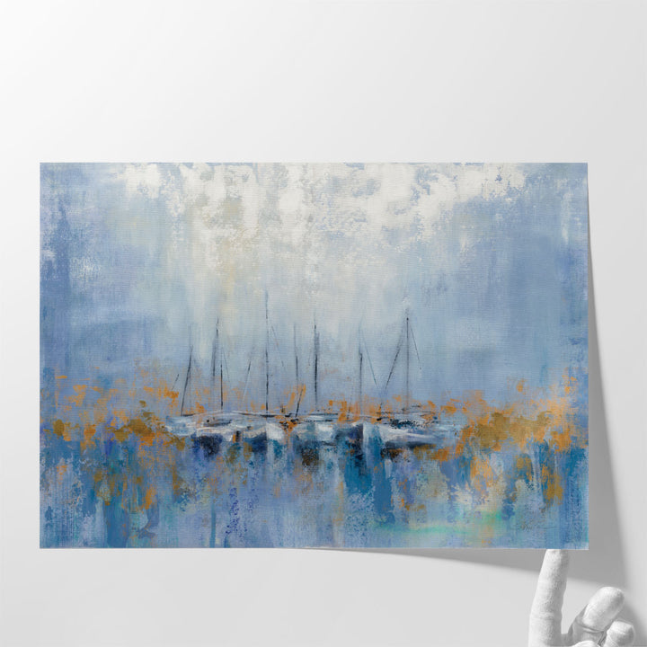 Boats in the Harbor I - Canvas Print Wall Art