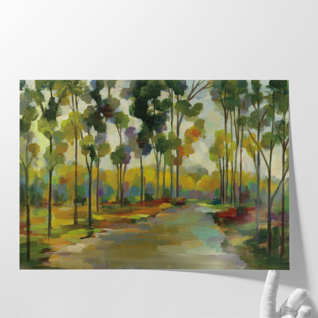 Path in the Forest - Canvas Print Wall Art